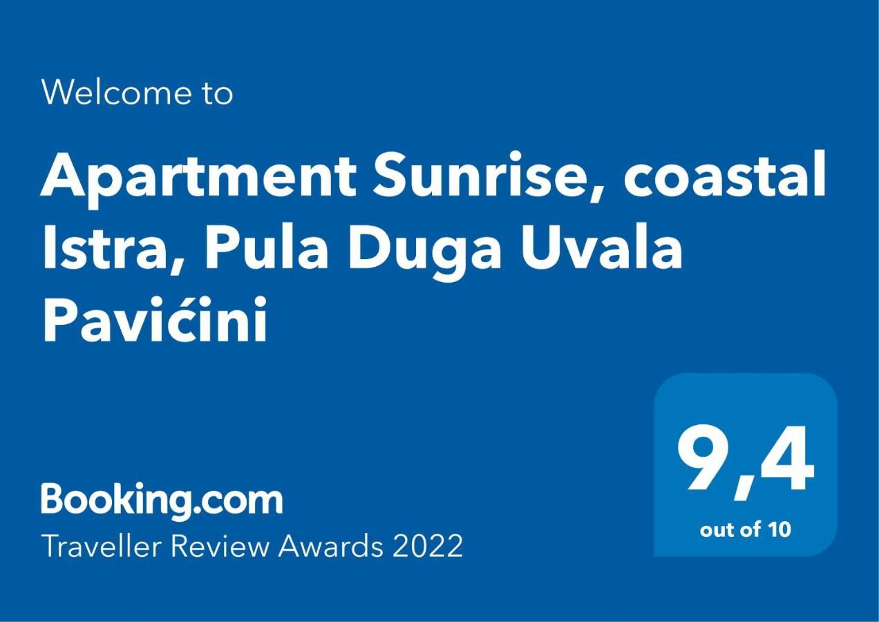 Apartment Sunrise, Coastal Istra, Pula Duga Uvala Pavicini Exterior foto